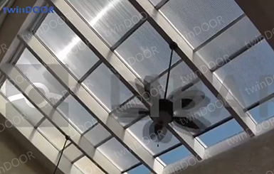 MOTORIZED RETRACTABLE ROOF  SKYLIGHT - PROJECT #4314